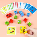 BlockiMix – Puzzle in legno educativo con blocchi colorati per bambini