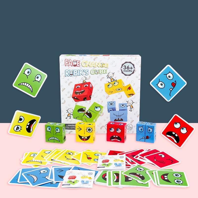 BlockiMix – Puzzle in legno educativo con blocchi colorati per bambini