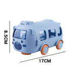 Borraccia a forma di autobus da 500 ml con cannuccia e tracolla