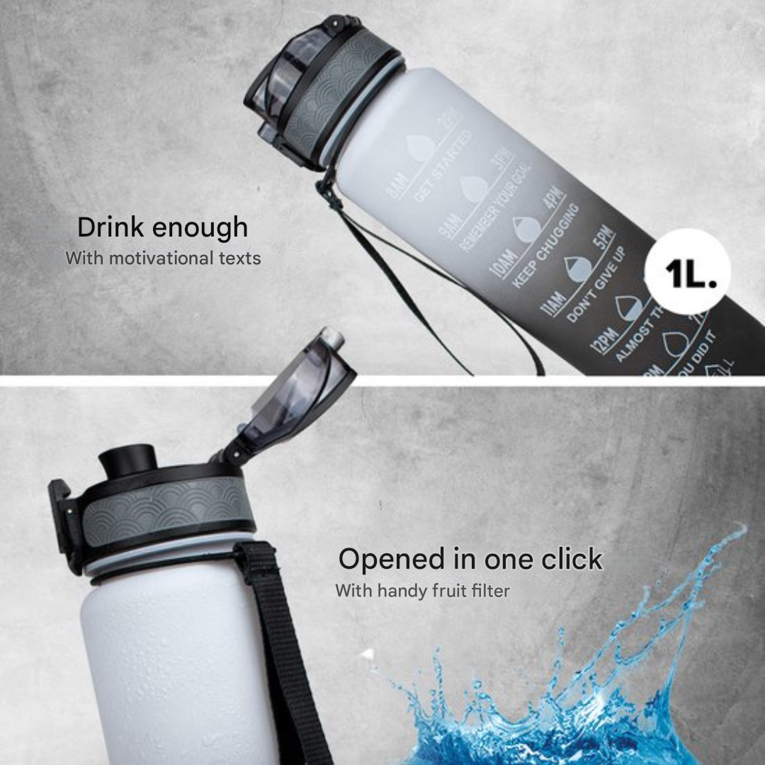 Borraccia HydraHero con timeline – resta fresco, resta idratato