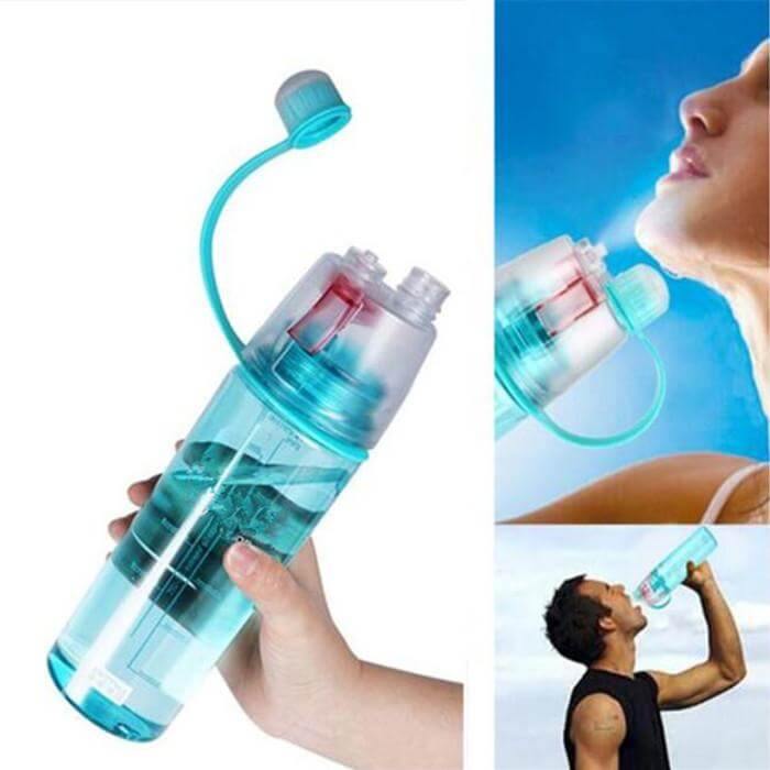 Borraccia spray per corsa e allenamento