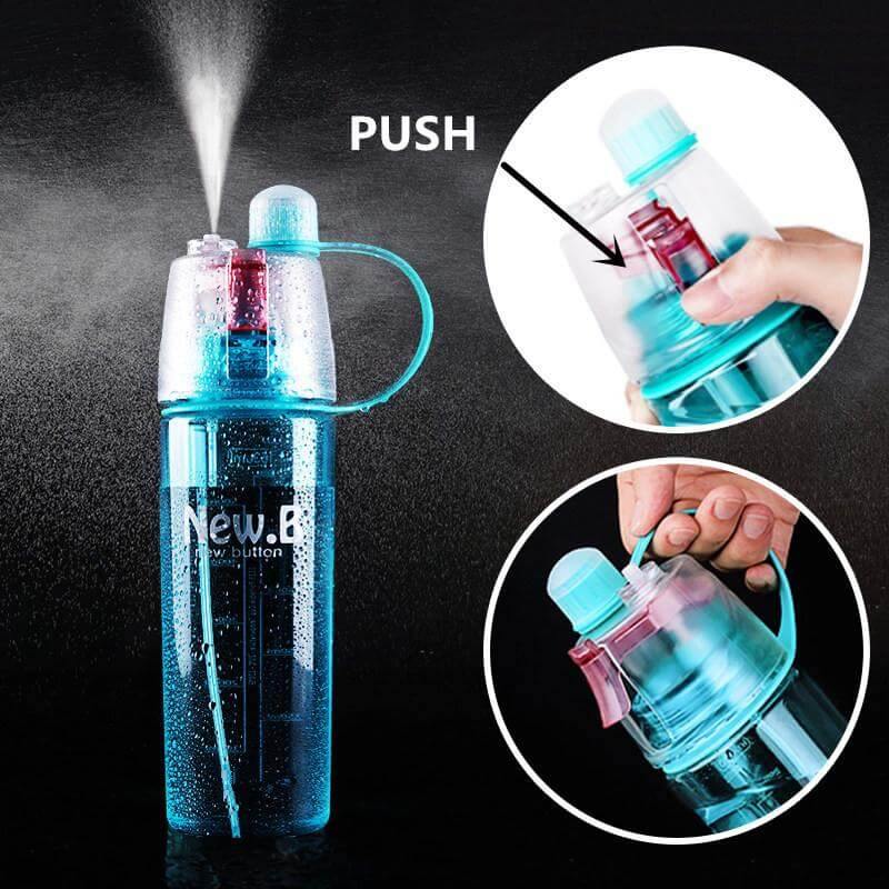 Borraccia spray per corsa e allenamento