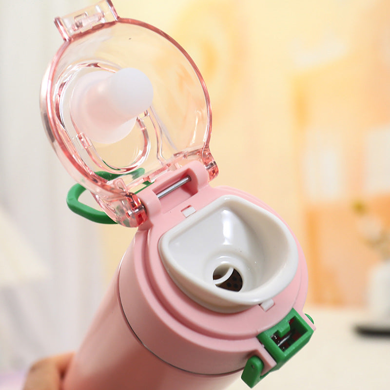 Borraccia termica donna con tappo flip pratico