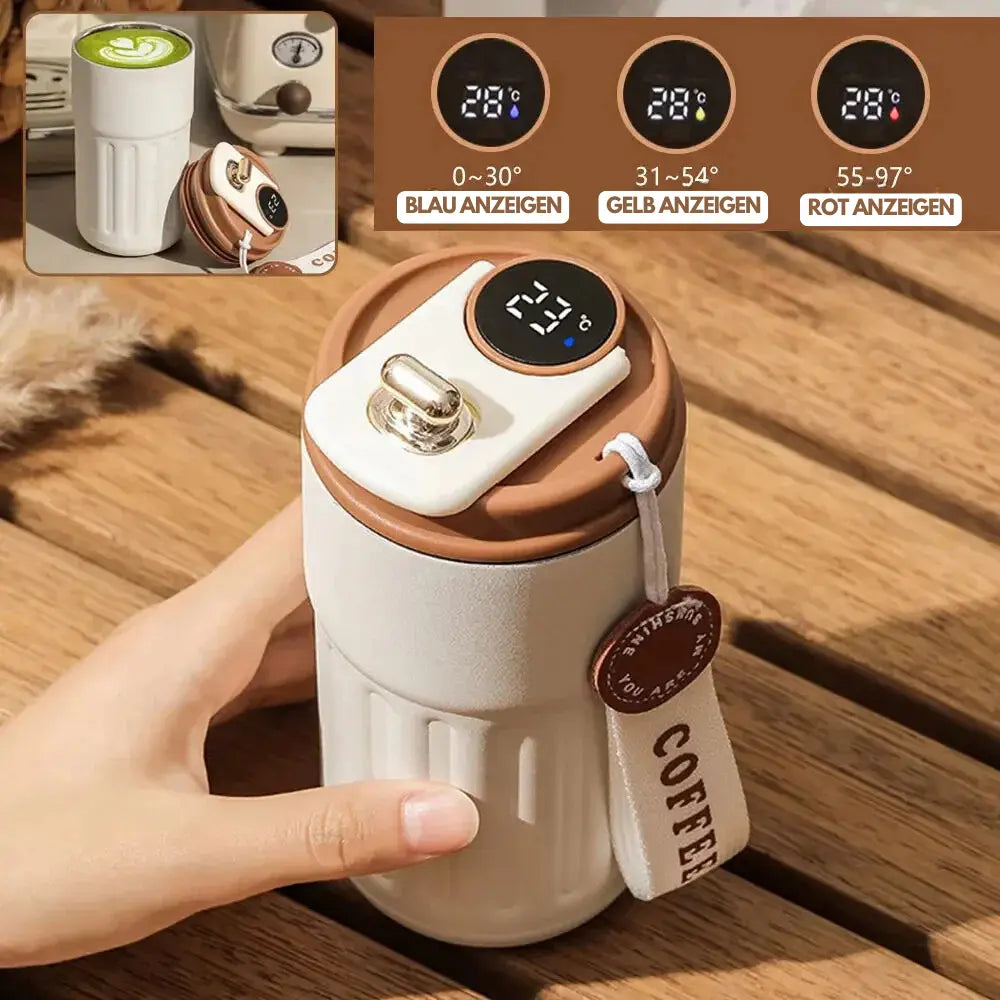 Borraccia termica smart con display LED temperatura