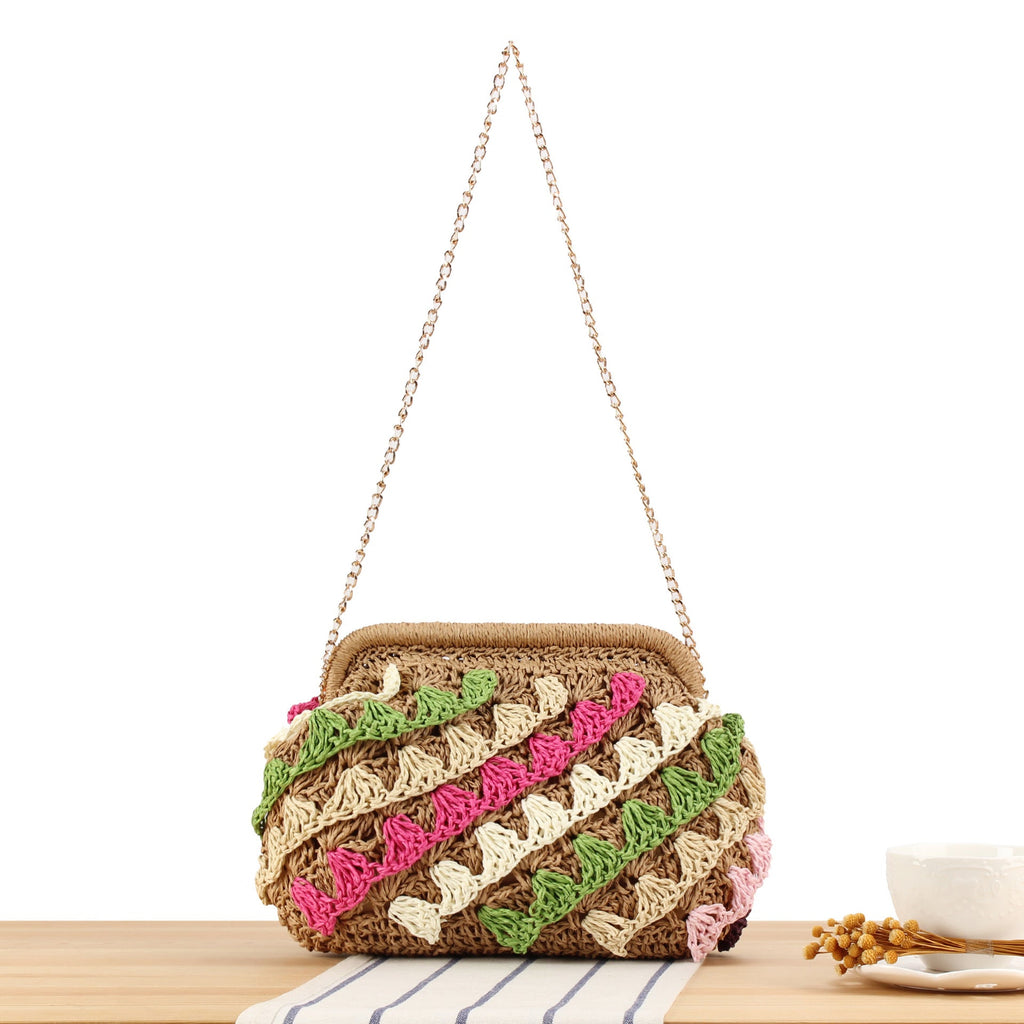 Borsa a mano con intreccio creativo