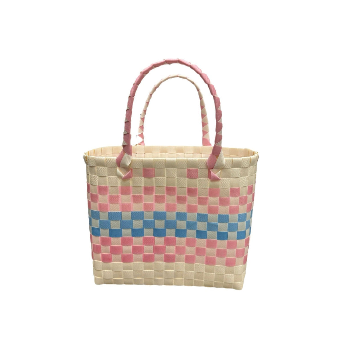 Borsa a mano giocosa con fiore e fiocco