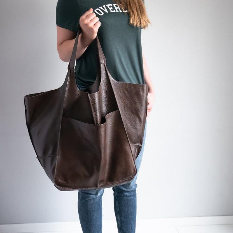 Borsa a mano oversize da donna
