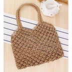 Borsa a rete in materiali naturali