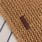 Borsa a spalla artigianale in materiali naturali