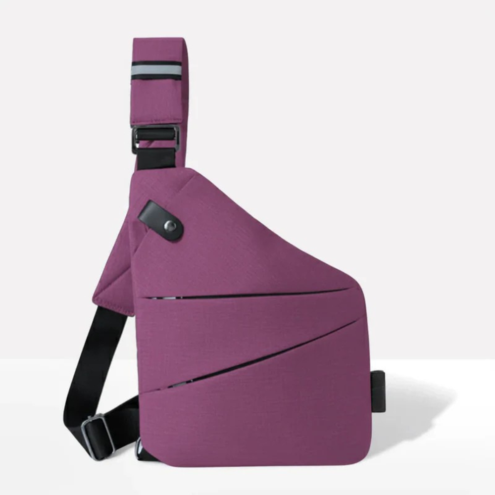 Borsa a tracolla antifurto per conservazione sicura