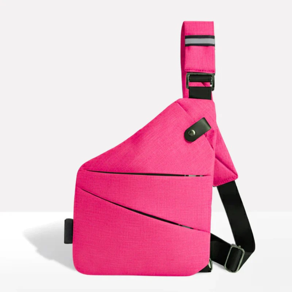 Borsa a tracolla antifurto per conservazione sicura
