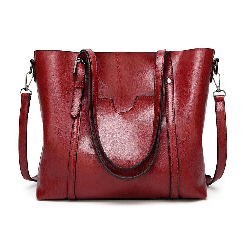 Borsa a tracolla capiente in similpelle