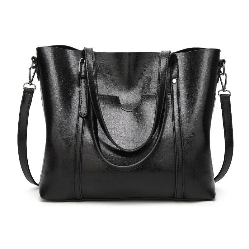 Borsa a tracolla capiente in similpelle