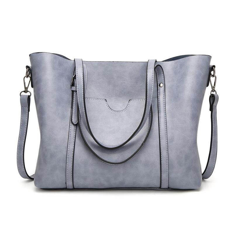 Borsa a tracolla capiente in similpelle