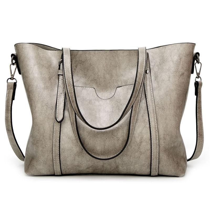 Borsa a tracolla capiente in similpelle