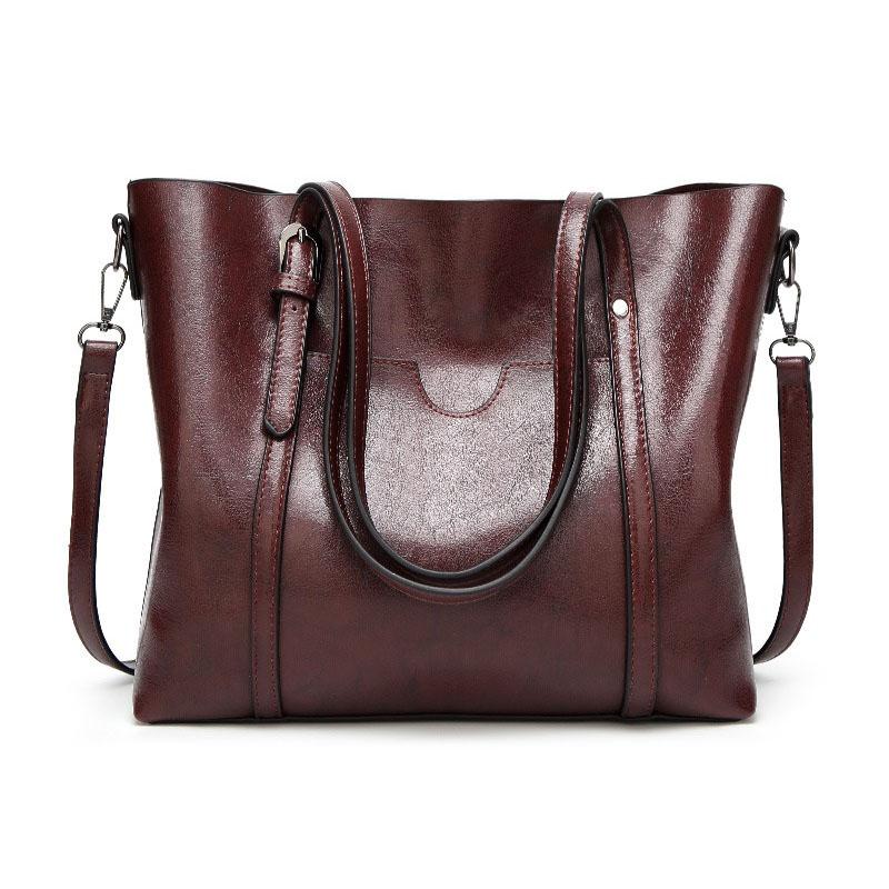 Borsa a tracolla capiente in similpelle