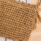 Borsa a tracolla con frange