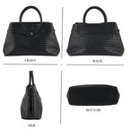 Borsa a tracolla da donna Valissiere in Vera pelle con tasche multiple