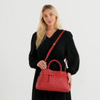 Borsa a tracolla da donna Valissiere in Vera pelle con tasche multiple