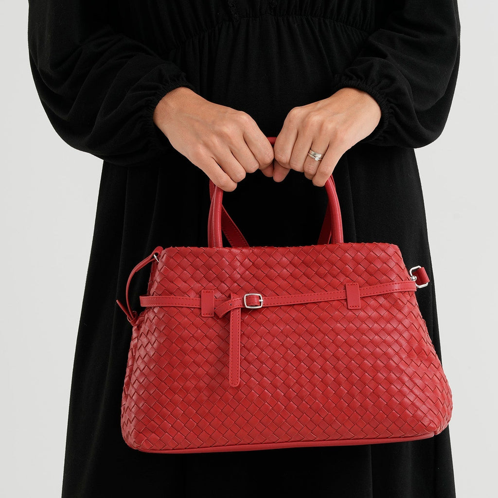 Borsa a tracolla da donna Valissiere in Vera pelle con tasche multiple