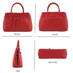 Borsa a tracolla da donna Valissiere in Vera pelle con tasche multiple