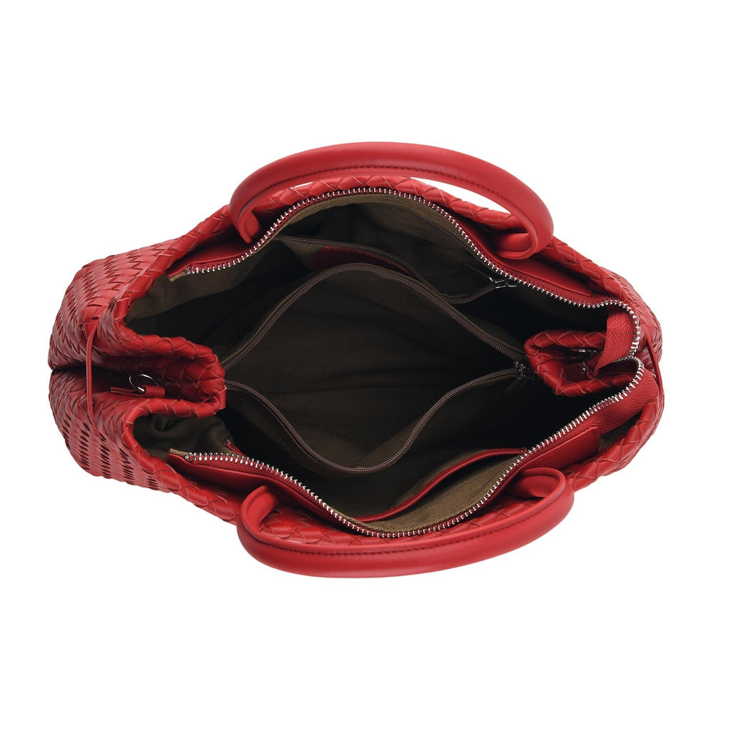 Borsa a tracolla da donna Valissiere in Vera pelle con tasche multiple