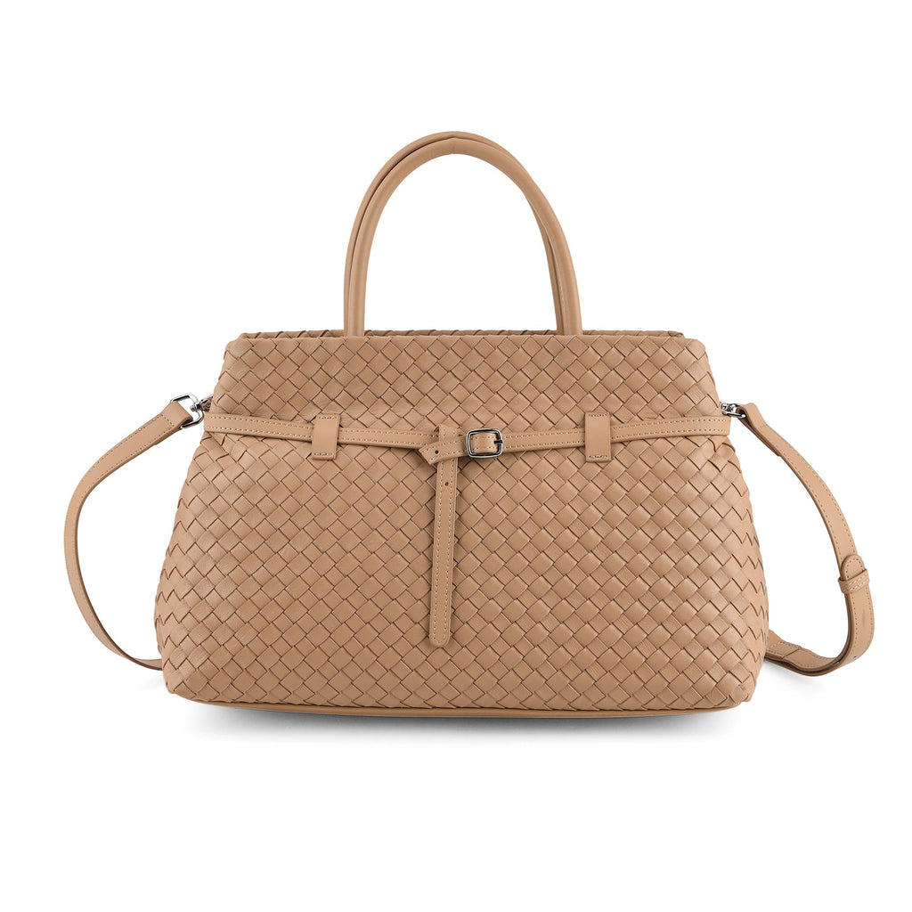 Borsa a tracolla da donna Valissiere in Vera pelle con tasche multiple