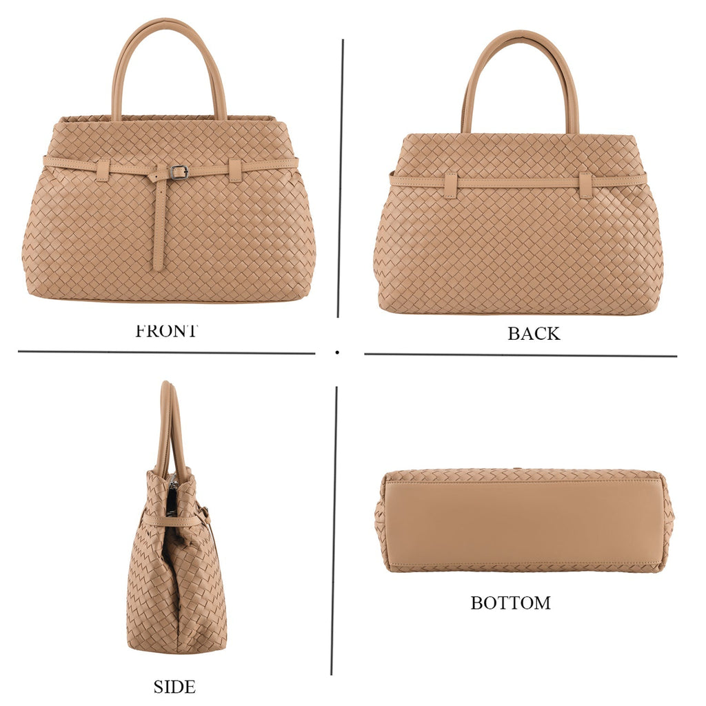 Borsa a tracolla da donna Valissiere in Vera pelle con tasche multiple
