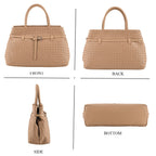 Borsa a tracolla da donna Valissiere in Vera pelle con tasche multiple