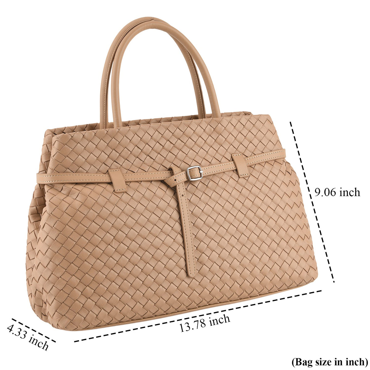Borsa a tracolla da donna Valissiere in Vera pelle con tasche multiple