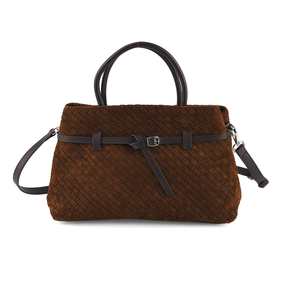 Borsa a tracolla da donna Valissiere in Vera pelle con tasche multiple