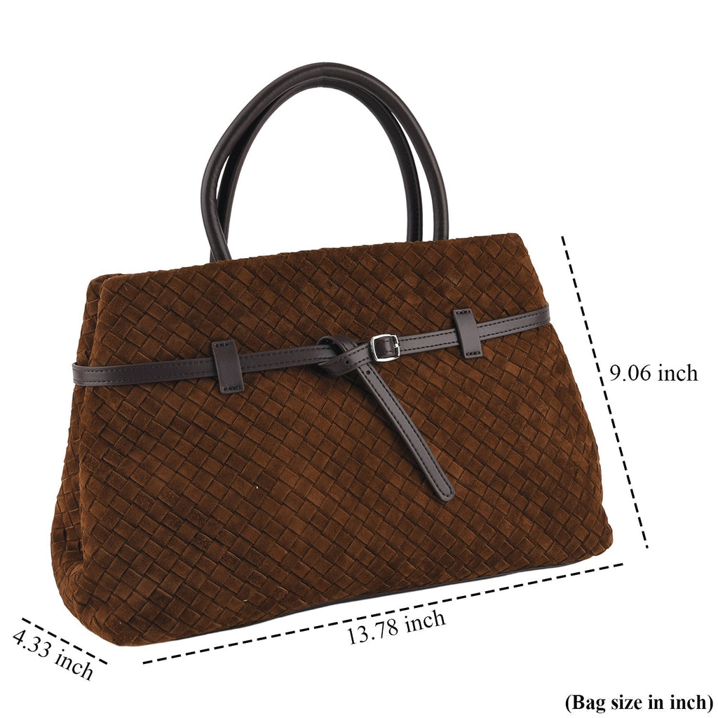 Borsa a tracolla da donna Valissiere in Vera pelle con tasche multiple