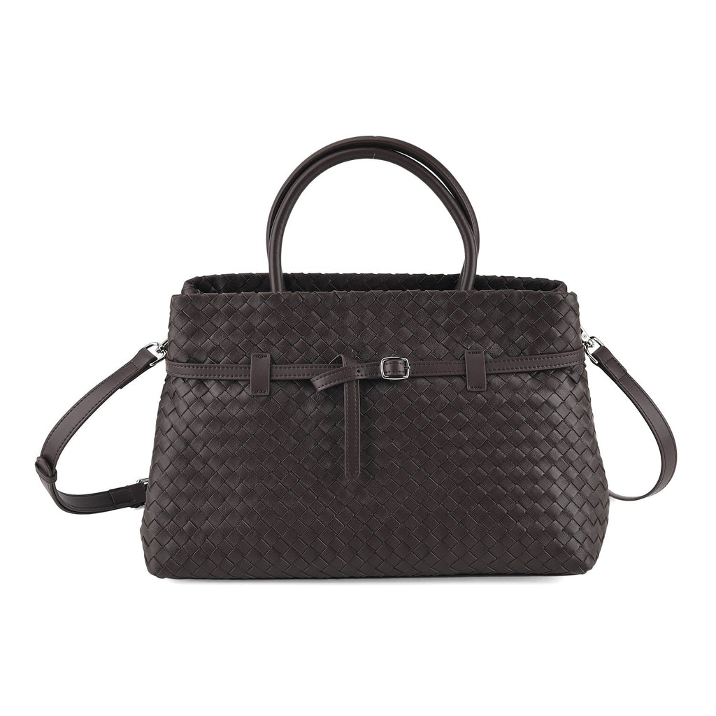 Borsa a tracolla da donna Valissiere in Vera pelle con tasche multiple