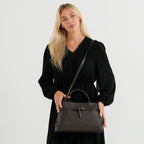 Borsa a tracolla da donna Valissiere in Vera pelle con tasche multiple