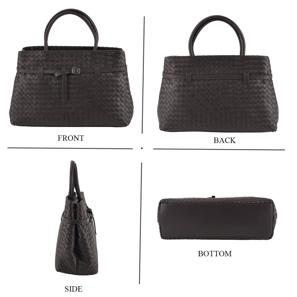 Borsa a tracolla da donna Valissiere in Vera pelle con tasche multiple