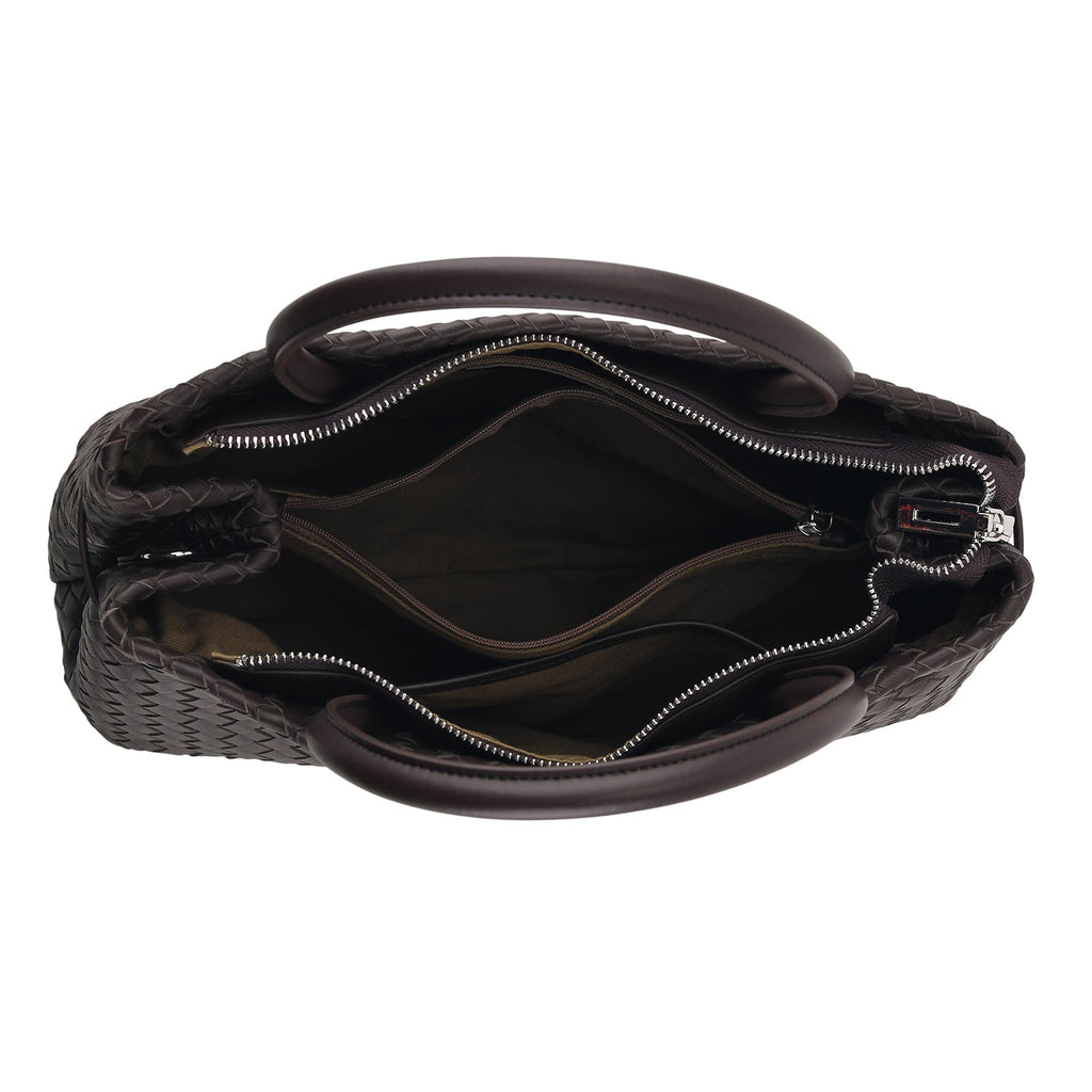 Borsa a tracolla da donna Valissiere in Vera pelle con tasche multiple