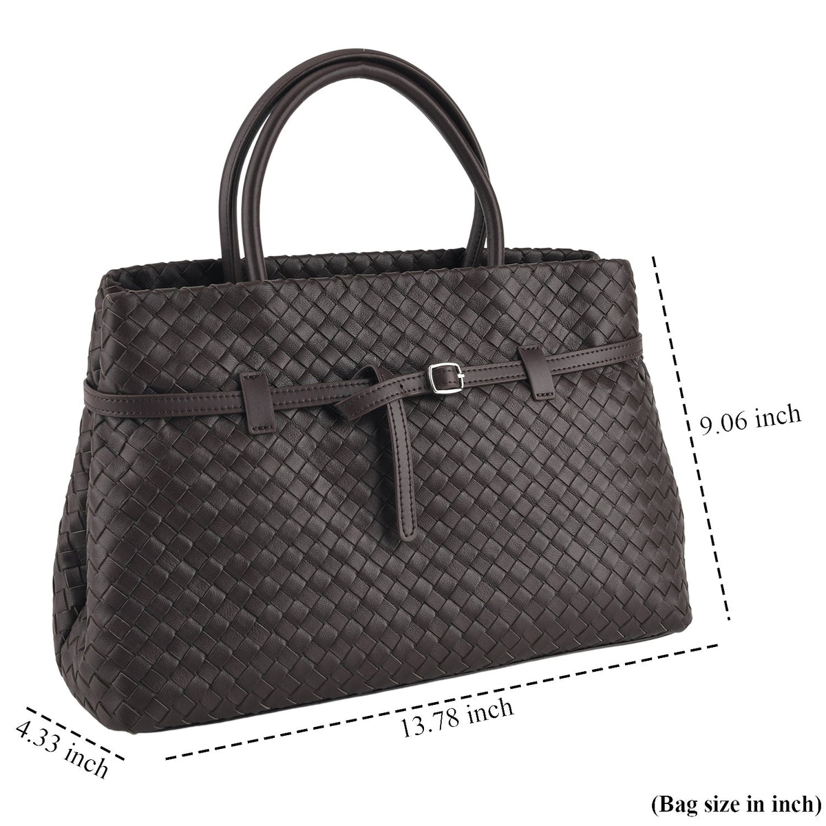 Borsa a tracolla da donna Valissiere in Vera pelle con tasche multiple