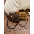 Borsa a tracolla elegante in camoscio