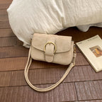 Borsa a tracolla elegante in camoscio
