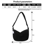 Borsa a tracolla in velluto a coste per donna