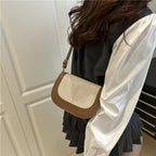 Borsa clutch a tracolla strutturata