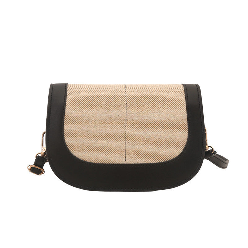 Borsa clutch a tracolla strutturata