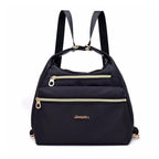 Borsa multifunzione con doppie zip, tracolla e zaino