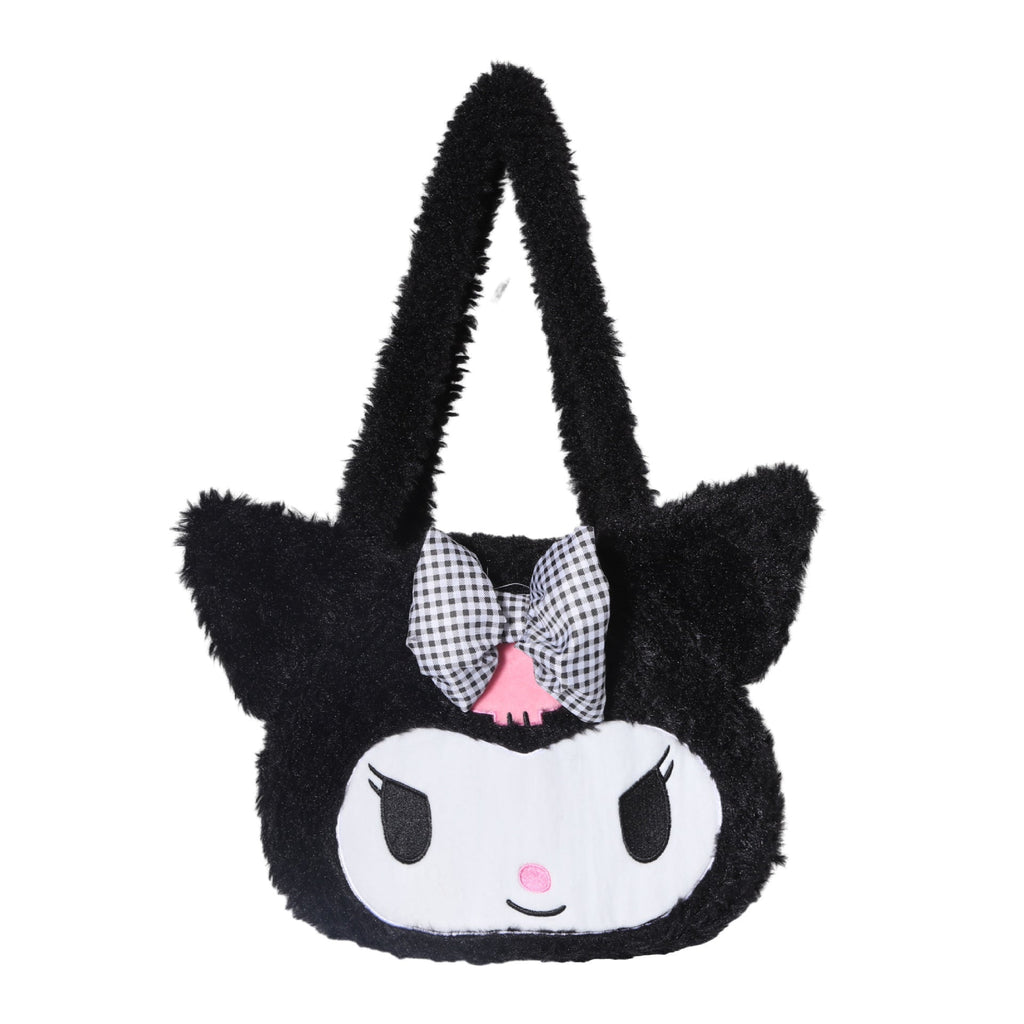 Borsa peluche con orecchie applicate