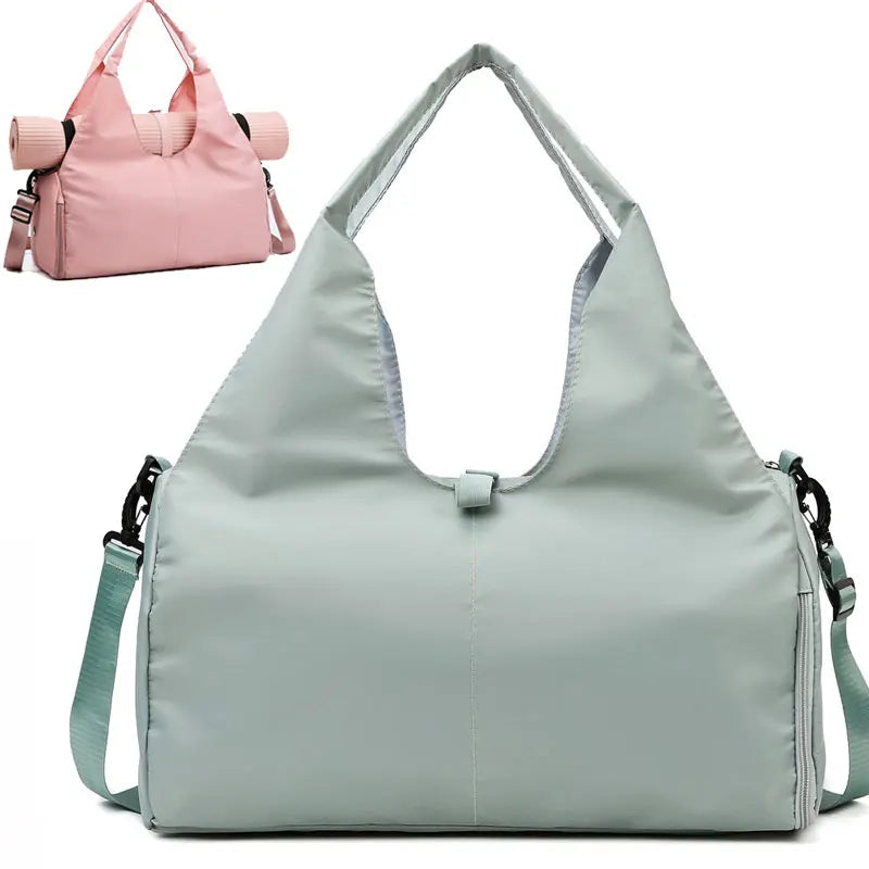 Borsa sportiva da palestra con scomparto scarpe