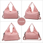 Borsa sportiva da palestra con scomparto scarpe