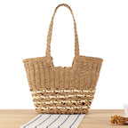 Borsa tote artigianale in materiale naturale