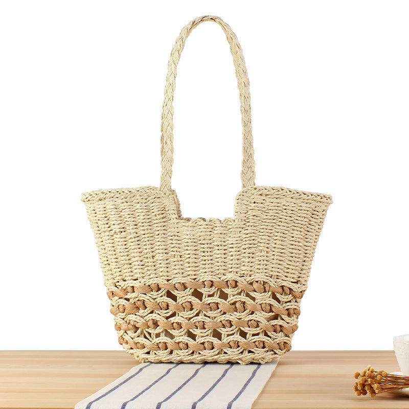 Borsa tote artigianale in materiale naturale