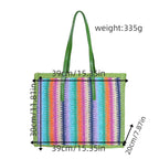 Borsa tote colorata in materiale sostenibile