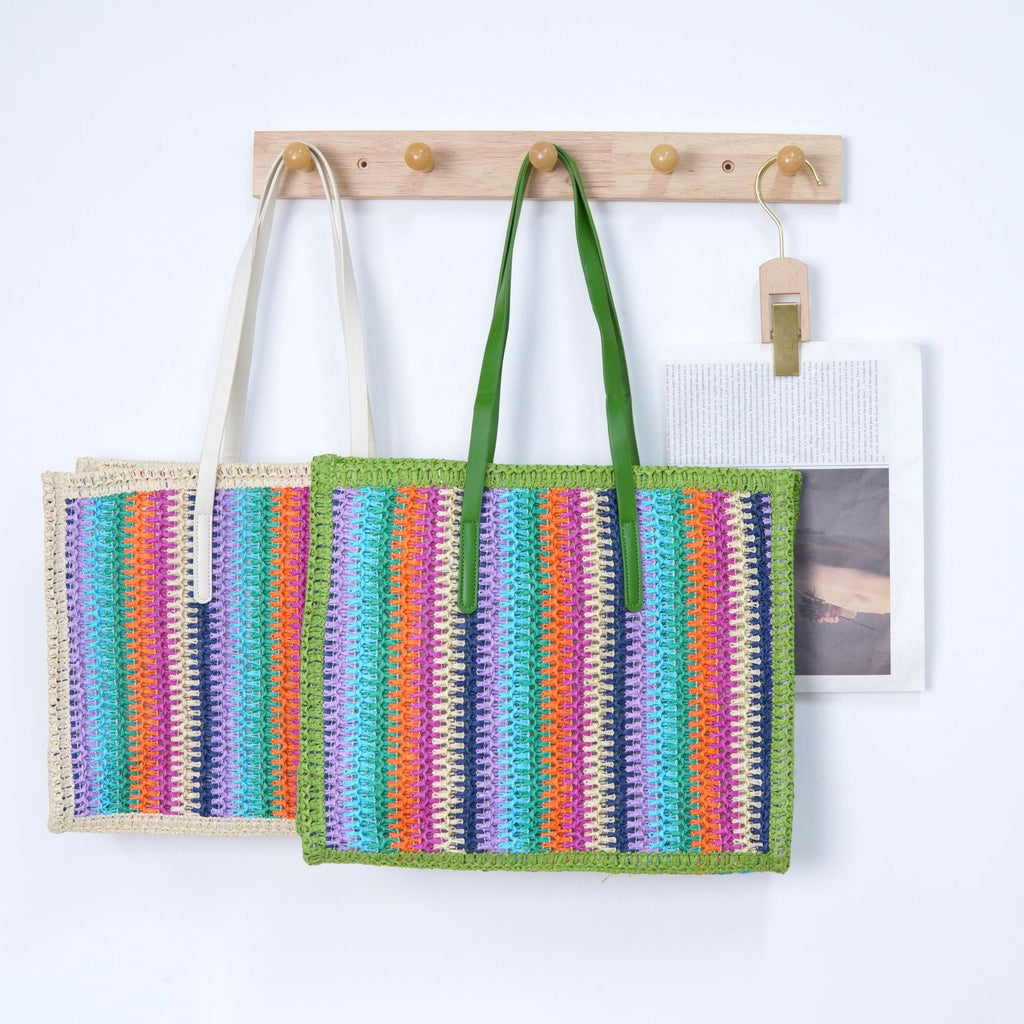 Borsa tote colorata in materiale sostenibile
